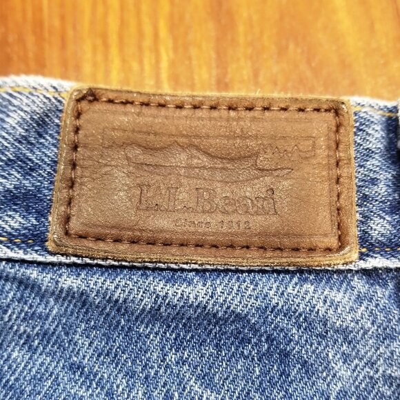 Ladies' L.L. Bean Double L Relaxed Fit Jeans, Size 12 Tall, EUC       HOST PICK - Picture 5 of 14